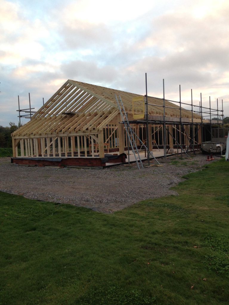 PAP Building Services Oak Frame Garage